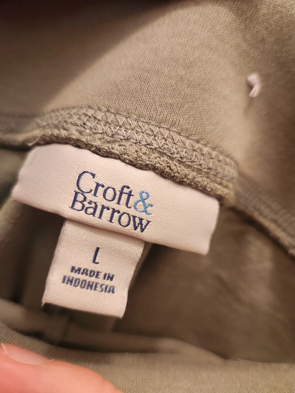 Croft & Barrow Olive Skort Size L